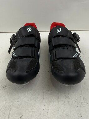 Peloton Cycling Shoes Size EU 41 US Men 8 Women 10 Look Delta Cleats Black Red